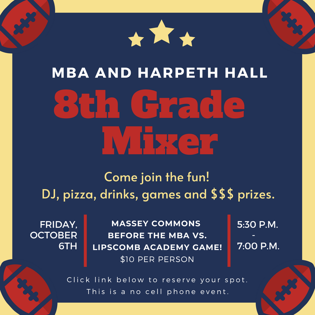 8th Grade HH/MBA Mixer